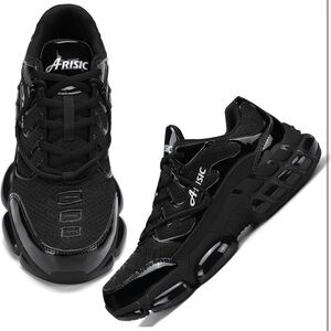 NWOT Arisic Women’s Size 9 Men 7.5 Black Steel Toe Work Safety Sneakers Shoes